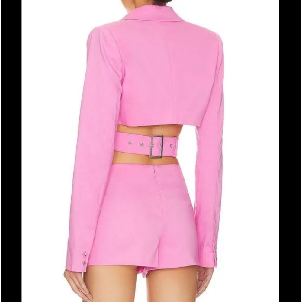 Lovers and Friends August Wrap Blazer in Orchid Pink - Picture 3 of 7